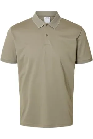 SELECTED Slhfave Button SS Polo Noos, , M Uomo