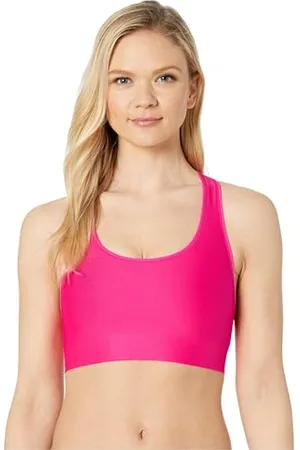 Champion Reggiseno Sportivo assoluto con Fascia SmoothTec, Pinksicle, L Donna
