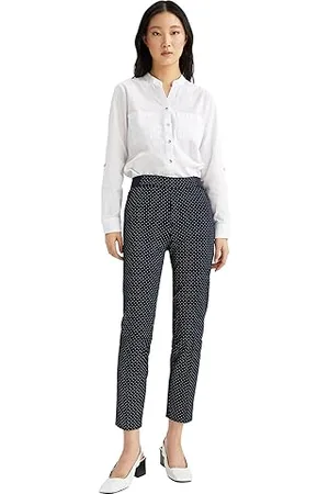 DeFacto J8741AZ, Pantaloni Casual, Donna, Blu , 36
