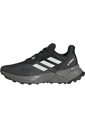 adidas Terrex Soulstride Trail Running Shoes, Scarpe Donna, Core Black/Crystal White/Grey Four, 37 1/3 EU