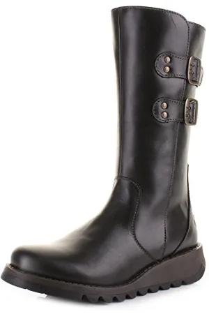 Fly London Suli rug, Stivali Donna, (Black), 37 EU