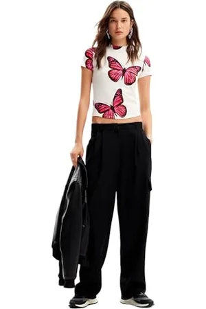 Desigual Maglietta da Donna a Maniche Corte T-Shirt, , M