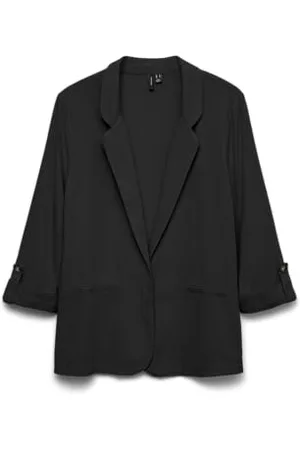 VERO MODA Blazer Leggero da Donna Maniche a Tre Quarti, Elegante Giacca da Lavoro Leggera, Colore: , Taglia:XS