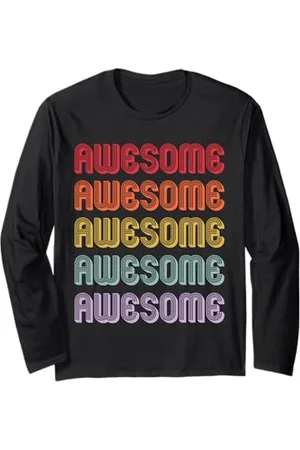 Awesome apparel Impressionante Maglia a Manica