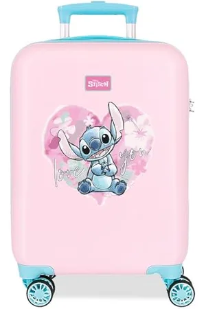 Disney Joumma Heart Stitch Valigia da cabina 33x50x20 cm Rigida 2 kg Lucchetto a combinazione laterale ABS 2 kg 33L Bagaglio a mano