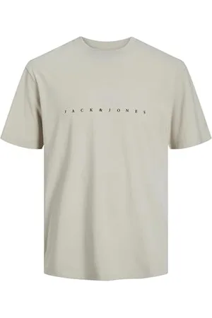 JACK & JONES JJESTAR JJ TEE SS NOOS, T-Shirt Uomo, (Moonbeam), XS