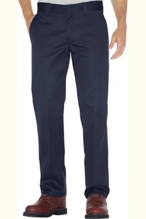 Dickies Slim Straight Work, Pantaloni Uomo, ( Rinsed Dark Navy), W33/L30