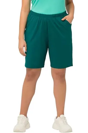 Ulla Popken Pantaloncini in Jersey, Tasche, Elastico in Vita 818396 Pantaloni, , 40W x 32L Donna