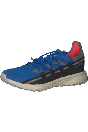adidas Terrex Voyager 21 Travel Shoes, Scarpe da Trekking Uomo, Blue Rush/Grey Three/Core Black, 39 1/3 EU