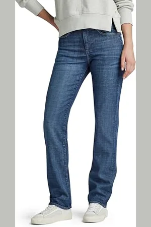 G-Star Donna Strace Straight Jeans, (faded blue copen D23951-D441-G318), 27W / 30L