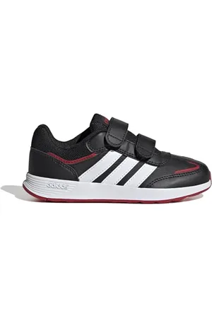 adidas TENSAUR Switch Shoes Children, Scarpe da Corsa, Core Black/Ftwr White/Better Scarlet, 21 EU
