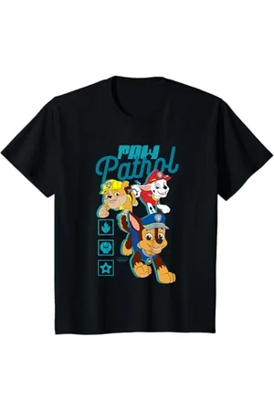 Paw Patrol Bambino - Chase Marshall Rubble Maglietta