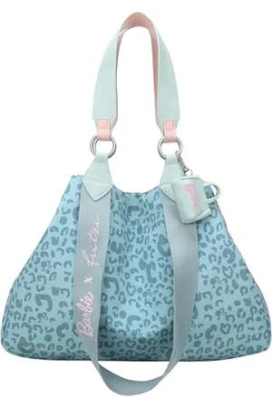 Fritzi aus Preußen Izzy Medium Silhouette Limited Barbie Canvas Leo Soft Mint, Shopper Donna, , Mittelgroße
