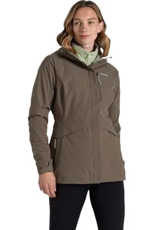 Craghoppers Womens Caldbeck Waterproof Jacket with Hood Giacca Impermeabile con Cappuccio, , 14 Donna