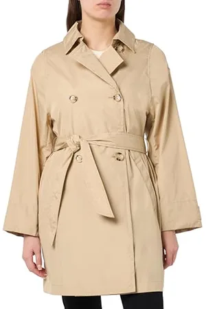 Geox W Soleil N Giacca, Brown Rice, 54 Donna
