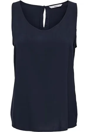 ONLY Onlnova Life S/L Top Solid Ptm Gilet, , 46 Donna
