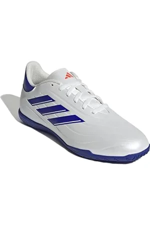 adidas Copa Pure II Club Football Boots Indoor, Scarpe da Calcio Unisex-Adulto, Cloud White/Lucid Blue/Solar Red, 47 1/3 EU