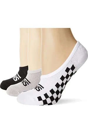 Vans Basic Check 2 Canoodle (3-Pack) Calze Uomo, Black, UK 13.5-3.5 Donna