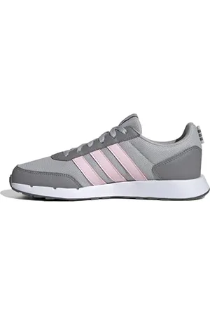 adidas Run 50s Shoes, Scarpe Donna, Grey Two/Clear Pink/Grey Three, 36 EU