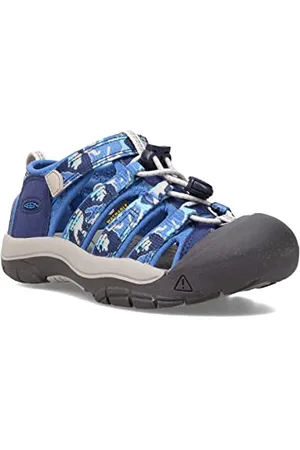 Keen Newport H2, Sandali, Unisex - Bambini e ragazzi, Blu (Camo/Bright Cobalt), 24 EU