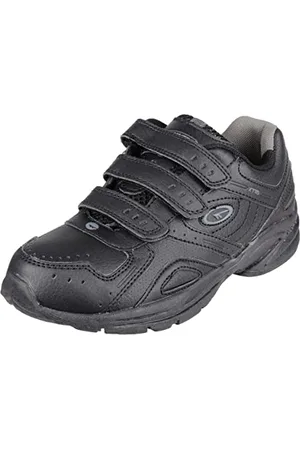 Hi-Tec Xt115 Ez Jnr, Scarpe Sportive Indoor Unisex-Bambini, Nero (Black/Charcoal), 37 EU