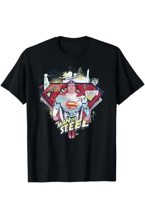 DC Comics Originals DC Superman New Amazing Adventures Uomo Acciaio Azione Vintage Maglietta
