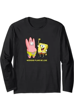 Spongebob Sponge Bob - Weekend Plans Be Like Maglia a Manica