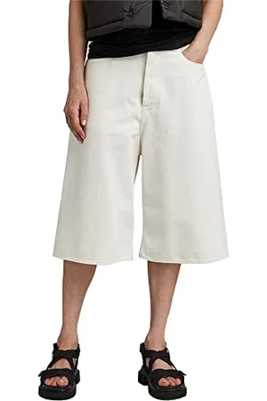 G-Star Donna Patti Denim Shorts, (ecru D22989-D298-159), 26