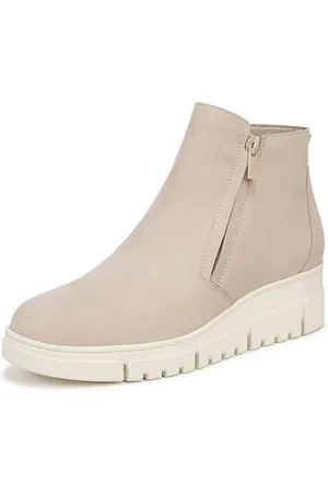 Vionic Uptown Sur, Stivaletto Donna, Nabuk Beige Farina d