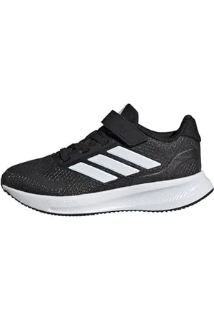 adidas RUNFALCON 5 Shoes Kids, Scarpe da Corsa Unisex-Adulto, Core Black/Cloud White/Cloud White, 32 EU