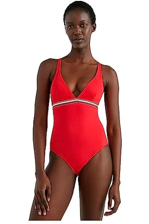 Tommy Hilfiger Costume da Bagno Donna Cut-out, (Primary Red), XS