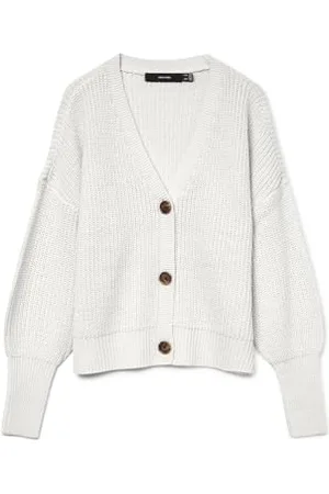 VERO MODA Vmlea Ls V-neck Cuff Cardigan Noos, Maglione Donna, , XL