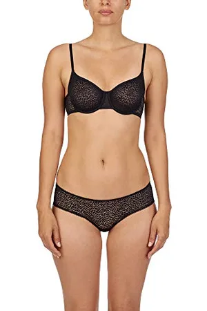 DKNY Modern Lace Unlined Demi Bra Reggiseno Sportivo, , 1D Donna
