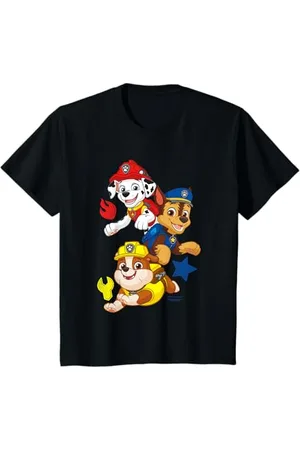Paw Patrol Bambino - Chase Marshall Rubble Maglietta