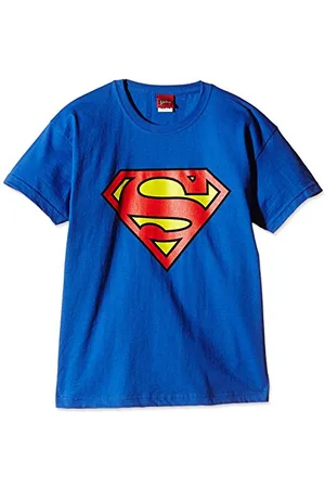 DC Comics Originals T-Shirt Manica Corta Superman Logo 7-8 Anni (128/130 cm-L)