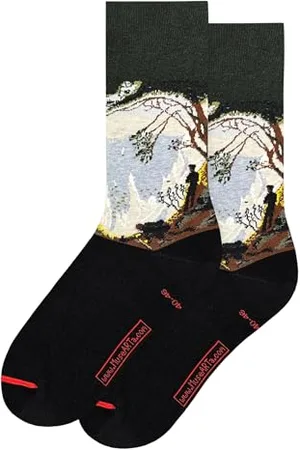 MuseARTa Caspar David Friedrich Calzini, Grigio, 40-46 Unisex-Adulto