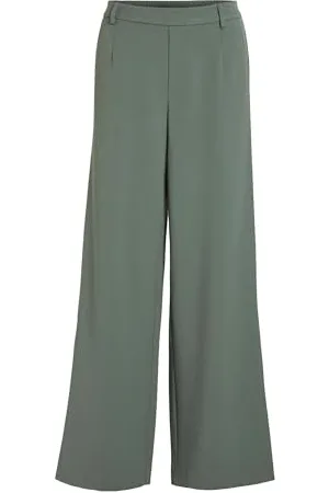 VILA Vivarone HW Wide Pant – Noos Pantaloni in Tessuto, , 48 Donna