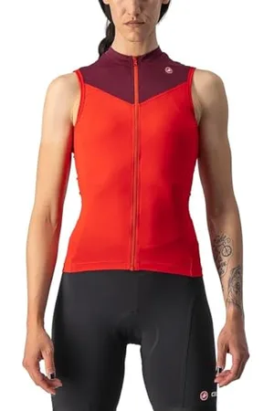 Castelli Solaris Sleeveless Jersey Maglia Lunga, , L Donna