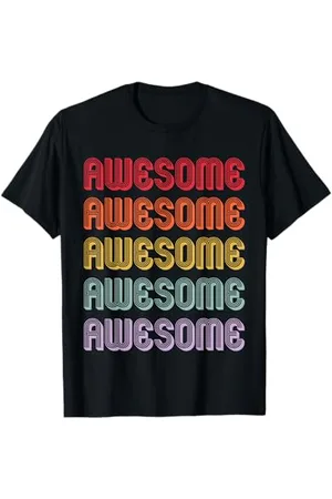Awesome apparel Impressionante Maglietta