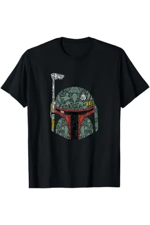 STAR WARS Boba Fett Silhouette Helmet Fill Maglietta