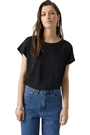 VERO MODA Vmpia SS Wide Top Noos T-Shirt, , M Donna