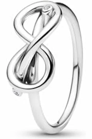 PANDORA Moments 193759C01-52 - Anello in argento sterling con zirconi, misura 52, Argento sterling, Zirconia cubica