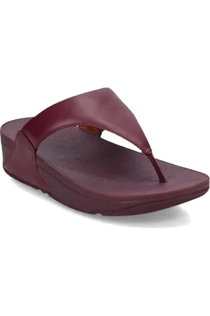FitFlop Lulu Leather Toepost, Infradito Donna, , 39 EU