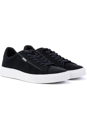 HUGO BOSS Rhys_Tenn_nupu, Tennis Uomo, Black, 43 EU