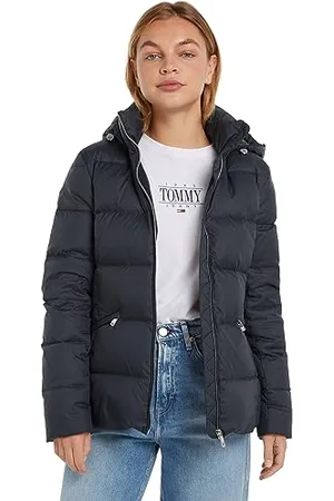 Tommy Hilfiger Piumino Donna Recycled Down Jacket Invernale, (Black), XS