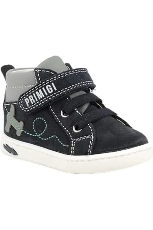 Primigi Baby Like, Scarpe per Chi Inizia a Camminare Bimbo 0-24, Navy-Grigio, 19 EU