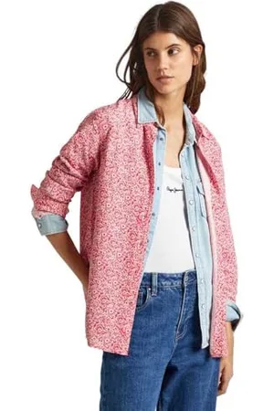 Pepe Jeans Becca, Camicia Donna, (Crispy Red),S