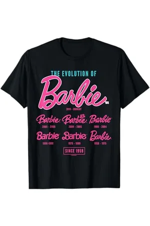 Barbie Evoluzione Logo Dal 1969 Maglietta