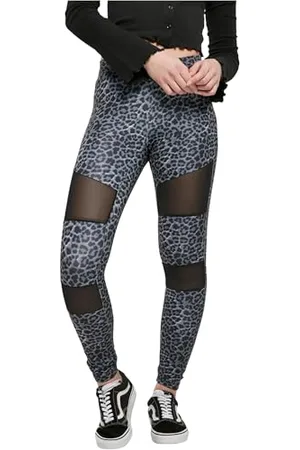 Urban classics Leggings da Donna Tech Mesh AOP, , M