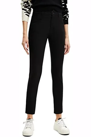 Desigual Pant_CORUÑA, 2000 Black Pantaloni Casual, XS da Donna